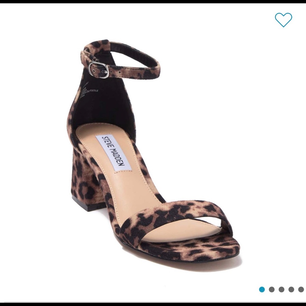 Steve Madden Leopard Chunky Heels
